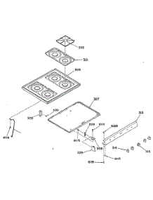 02 - Section2 parts for Ge Range L2B115GEL0 from AppliancePartsPros.com