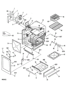 04 - Section4 parts for Ge Range L2B335GEL0 from AppliancePartsPros.com