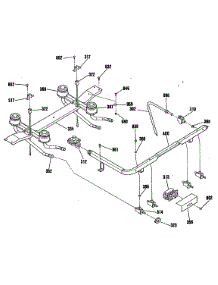 03 - Section3 parts for Ge Range L2B335GEL2 from AppliancePartsPros.com