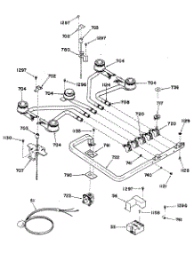02 - Section2 parts for Ge Cooktop L2U20BEL0 from AppliancePartsPros.com
