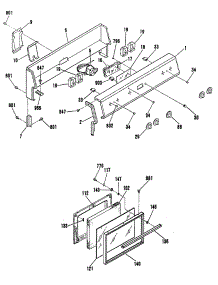 02 - Section2 parts for Ge Range L3B130GL3WH from AppliancePartsPros.com