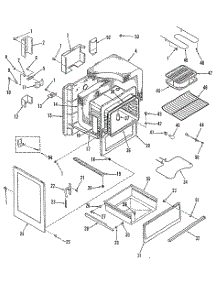 02 - Section2 parts for Ge Range L3B150GL0 from AppliancePartsPros.com