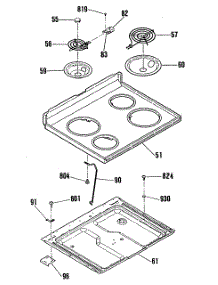 02 - Section2 parts for Ge Range L3B150GL2 from AppliancePartsPros.com