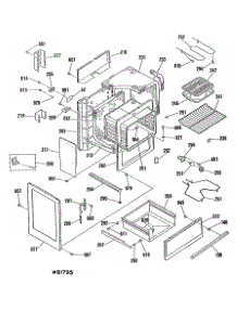 03 - Section3 parts for Ge Range L3B315GL1 from AppliancePartsPros.com