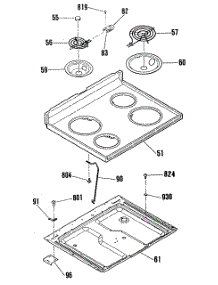 02 - Section2 parts for Ge Range L3B315GL2 from AppliancePartsPros.com