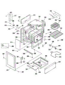03 - Section3 parts for Ge Range L3B315GL2 from AppliancePartsPros.com