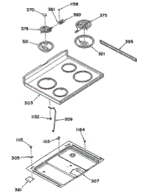 02 - Section2 parts for Ge Range L3B345G0L0 from AppliancePartsPros.com