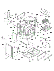 03 - Section3 parts for Ge Range L3B345GL1 from AppliancePartsPros.com