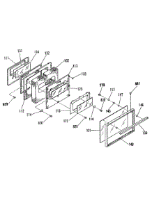 04 - Section4 parts for Ge Range L3B345GL1 from AppliancePartsPros.com