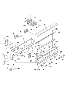 02 - Section2 parts for Ge Range L3B345GL2 from AppliancePartsPros.com