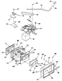 04 - Section4 parts for Ge Range L3B355GL0 from AppliancePartsPros.com