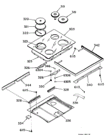 02 - Section2 parts for Ge Range L3B360GL0BG from AppliancePartsPros.com