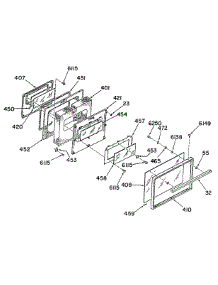 04 - Section4 parts for Ge Range L3B360GL0BG from AppliancePartsPros.com