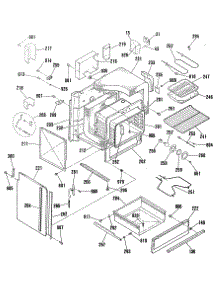 02 - Section2 parts for Ge Range L3S340GL2 from AppliancePartsPros.com
