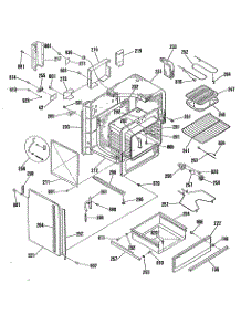 03 - Section3 parts for Ge Range L3S340GL3 from AppliancePartsPros.com