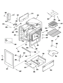 03 - Section3 parts for Ge Range LEB116GR1WH from AppliancePartsPros.com