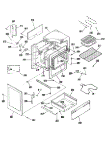 03 - Section3 parts for Ge Range LEB131GR1AD from AppliancePartsPros.com