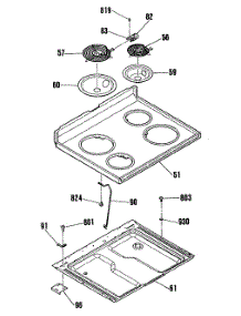 02 - Section2 parts for Ge Range LEB131GR1WH from AppliancePartsPros.com