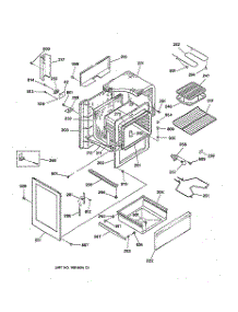 03 - Body Parts parts for Ge Range LEB131GT1WH from AppliancePartsPros.com