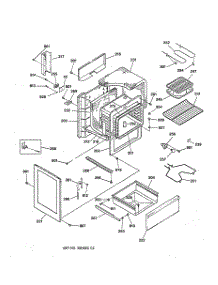 03 - Body parts for Ge Range LEB133GS1WW from AppliancePartsPros.com