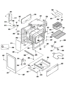 03 - Section3 parts for Ge Range LEB327GS1WW from AppliancePartsPros.com