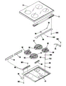 02 - Section2 parts for Ge Range LEB356GS1BB from AppliancePartsPros.com