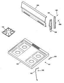 02 - Section2 parts for Ge Range LGB116GPT1AD from AppliancePartsPros.com