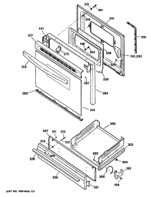 04 - Section4 parts for Ge Range LGB126GET1AD from AppliancePartsPros.com