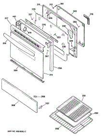 04 - Section4 parts for Ge Range LGB336GET1WH from AppliancePartsPros.com