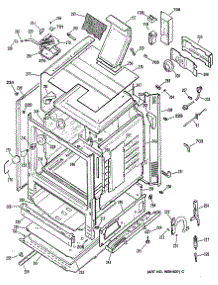 03 - Section3 parts for Ge Range LGB600GET2BC from AppliancePartsPros.com