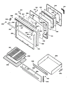 04 - Section4 parts for Ge Range LGB600GET2BC from AppliancePartsPros.com