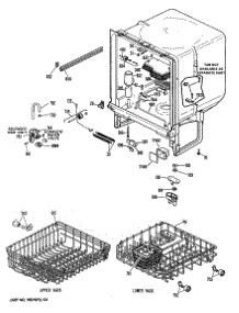 02 - Section2 parts for Ge Dishwasher LUD3100V64WB from AppliancePartsPros.com