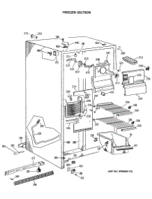 02 - Freezer Section parts for Ge Refrigerator MRSC20BASAAD from AppliancePartsPros.com