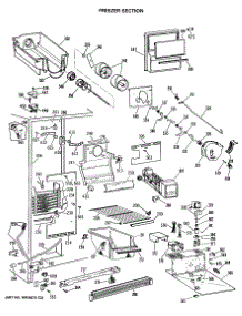 02 - Freezer Section parts for Ge Refrigerator MRSC22BRSAAD from AppliancePartsPros.com