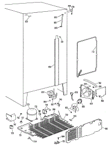 04 - Section4 parts for Ge Refrigerator MRSC22BRSAWH from AppliancePartsPros.com
