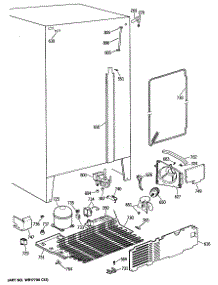 04 - Section4 parts for Ge Refrigerator MRSC22BRSBWH from AppliancePartsPros.com