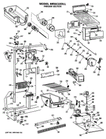 02 - Freezer Section parts for Ge Refrigerator MRSC22DLL from AppliancePartsPros.com