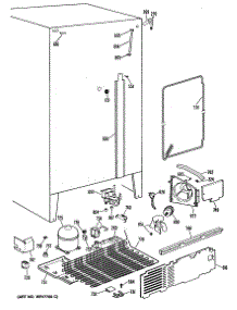 04 - Section4 parts for Ge Refrigerator MSE22DME from AppliancePartsPros.com