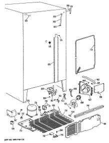 04 - Section4 parts for Ge Refrigerator MSE24DRAWH from AppliancePartsPros.com
