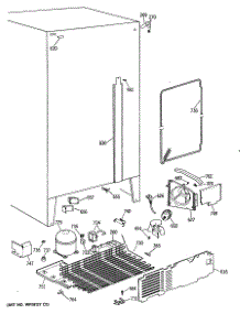 04 - Section4 parts for Ge Refrigerator MSG22GASCAD from AppliancePartsPros.com