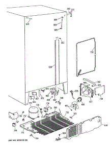 04 - Section4 parts for Ge Refrigerator MSG22GRSMWH from AppliancePartsPros.com