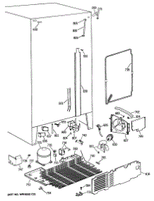 04 - Section4 parts for Ge Refrigerator MSG24GRTCWH from AppliancePartsPros.com