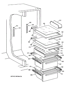 05 - Section5 parts for Ge Refrigerator MSG27DHSCWH from AppliancePartsPros.com