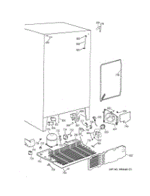 05 - Unit Parts parts for Ge Refrigerator MSK25GRBAAA from AppliancePartsPros.com