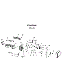 07 - Icemaker parts for Ge Refrigerator MSK27DHTCWH from AppliancePartsPros.com