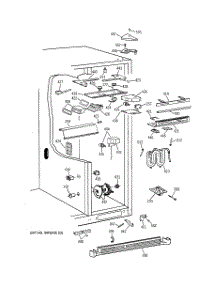05 - Fresh Food Section parts for Ge Refrigerator MSK28DHZAAA from AppliancePartsPros.com