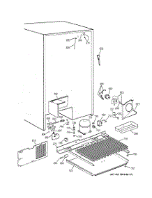 07 - Unit Parts parts for Ge Refrigerator MSK28PFBAAA from AppliancePartsPros.com