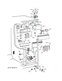 03 - Fresh Food Section parts for Ge Refrigerator MST25GRZBWW from AppliancePartsPros.com