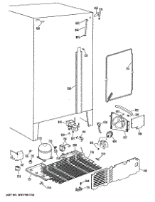 04 - Section4 parts for Ge Refrigerator MSX20GWSBAD from AppliancePartsPros.com