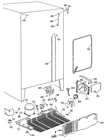 04 - Section4 parts for Ge Refrigerator MSX20GWSMAD from AppliancePartsPros.com